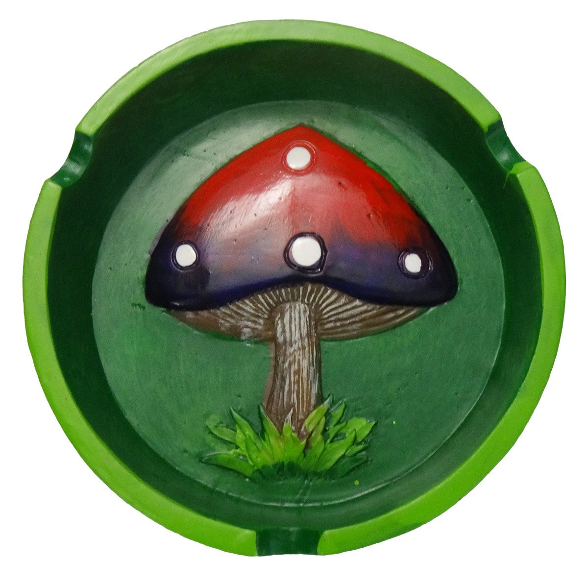 6" MUSHROOM POLY ASHTRAY