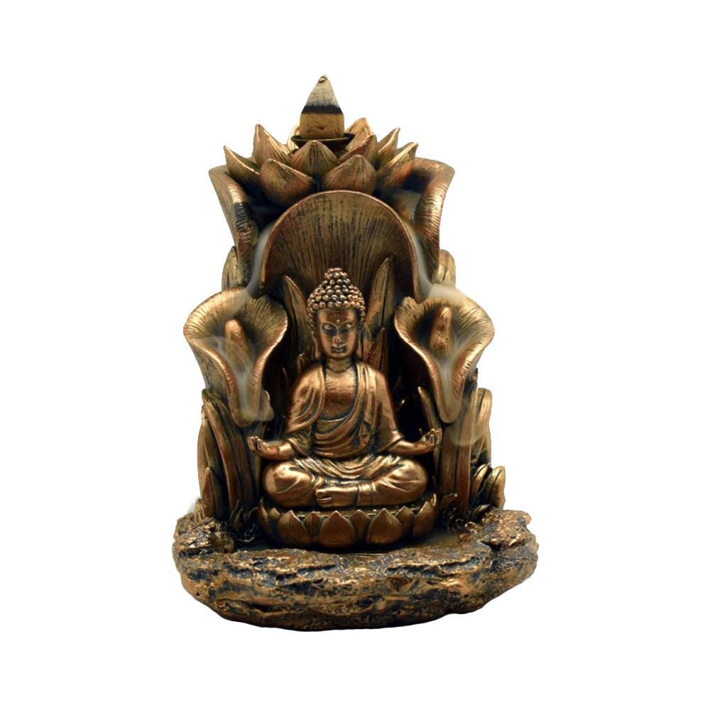 5.5" X 5" BUDDHA BACKFLOW INCENSE BURNER