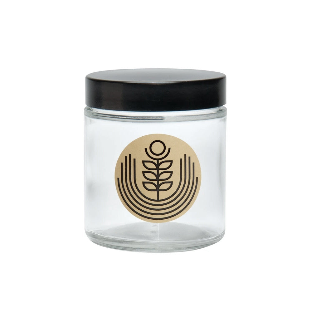 420 SCIENCE CLEAR SCREW TOP JAR MEDIUM