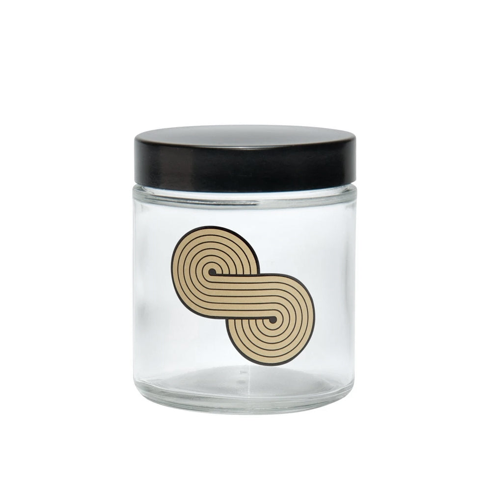 420 SCIENCE CLEAR SCREW TOP JAR MEDIUM