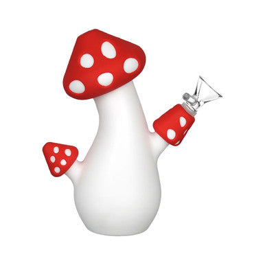 Aware Amanita Silicone Water Pipe - 6.5"/14mm F