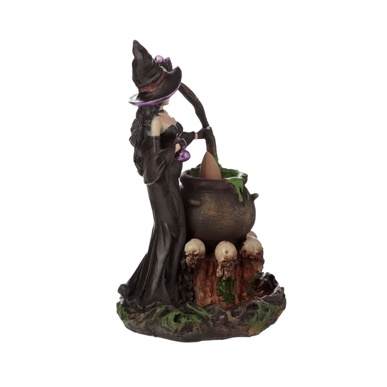 8" X 5" X 4" WITCH BACK FLOW INCENSE BURNER